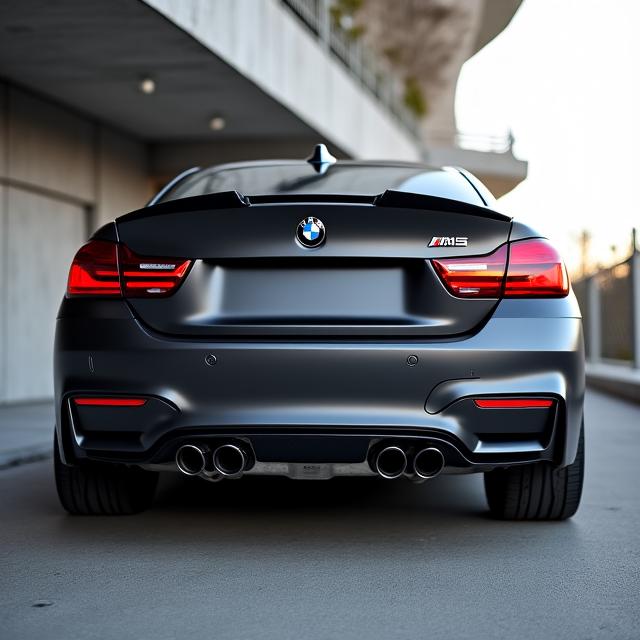 Satin wrap finish on a modern luxury coupe